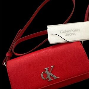Calvin Klein Red Crossbody Bag